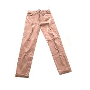 I & M Premium Mid-Rise Boyfriend Capri Jeans